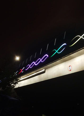 Projekt oświetlenia węzła przesiadkowego Lin'an Changxi Line Qijiaqiao